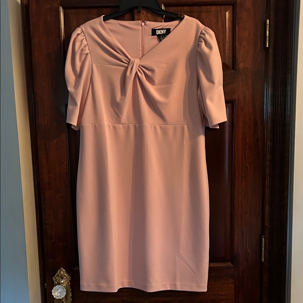 DKNY Blush Pink Mini Dress 16
